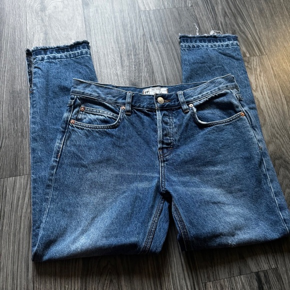 FREE PEOPLE Classic Blue Denim Jeans - Picture 1 of 10